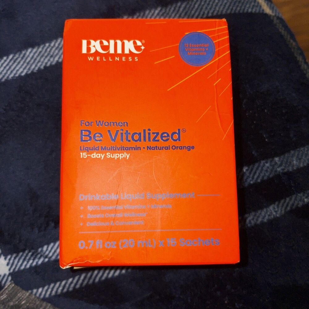 Beme Wellness For Women Be Vitalized 15 Day Supply